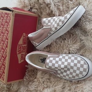 Vans Classic Slip-On Checkerboard Shoe!